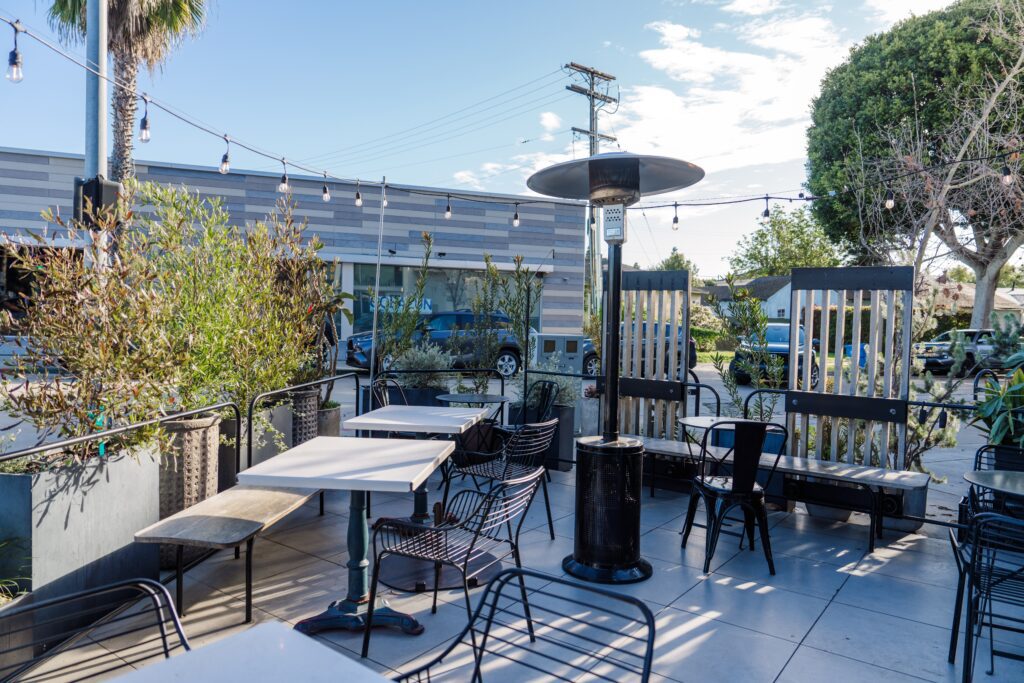 “Culver City Photographer, Emily Winnie, visits Mill Cross Coffee and enjoys the patio”