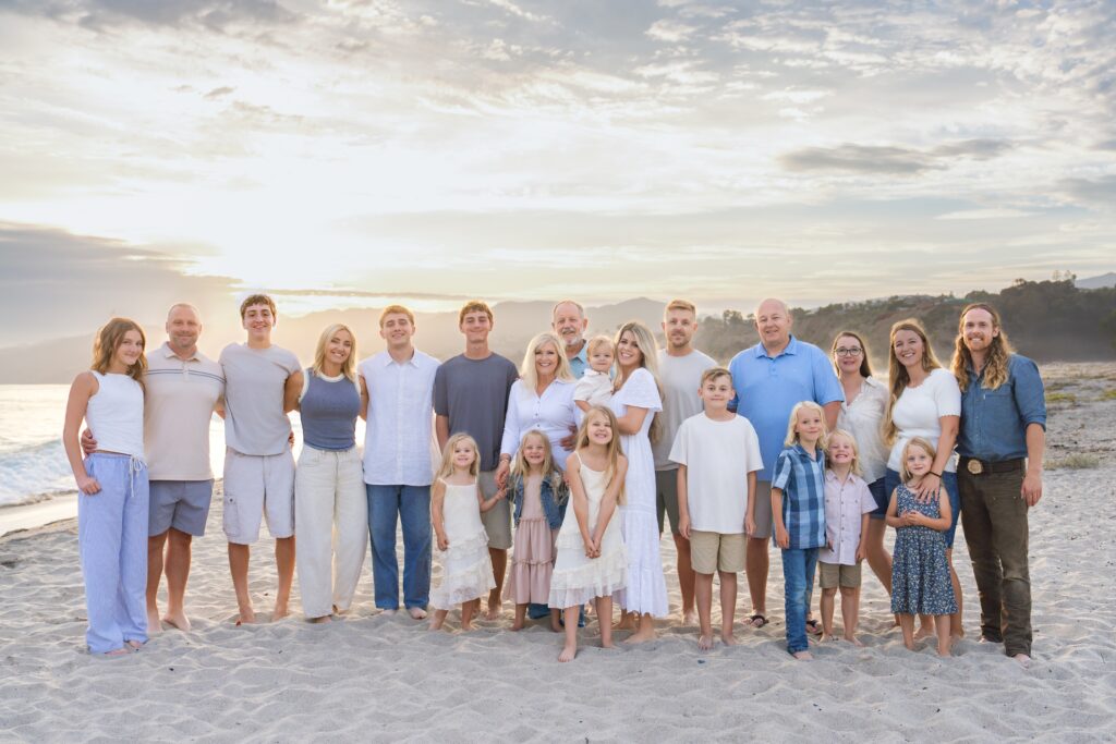 Westside Los Angeles photographer Emily Winnie during a family session