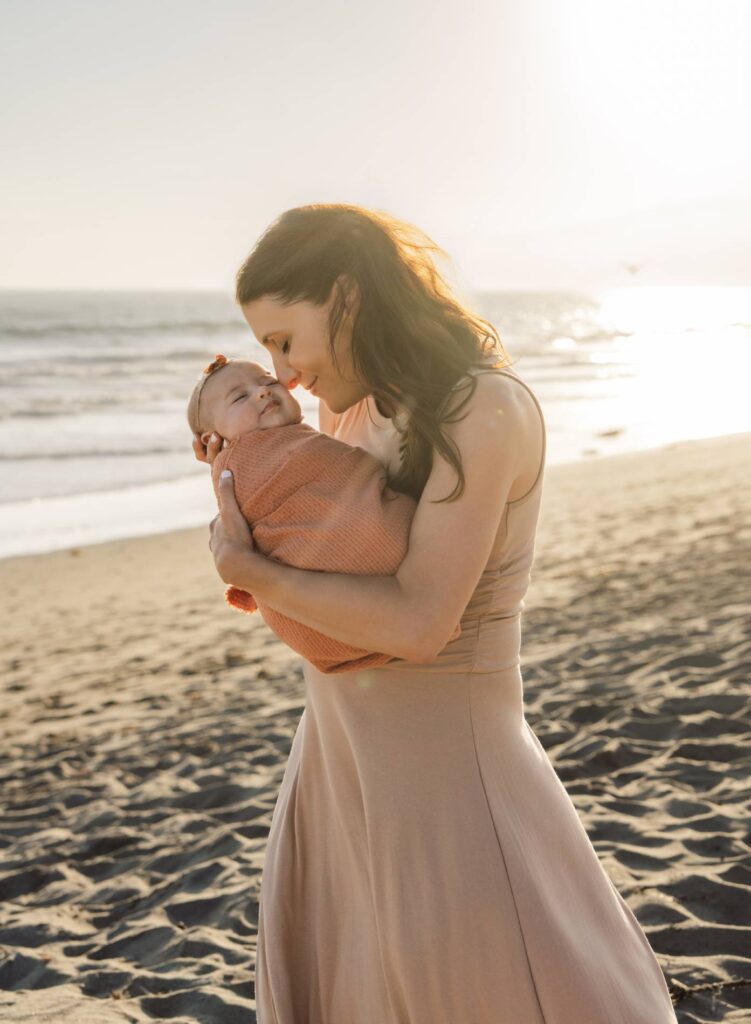 Fall family photo session for holiday cards on the Westside of Los Angeles